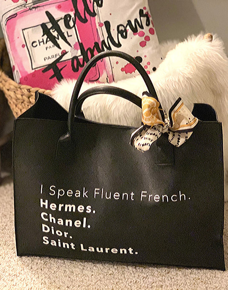 French Tote with Studs
