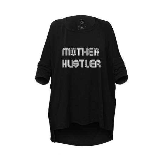"Mother Hustler" "Mimi" Tee | Black