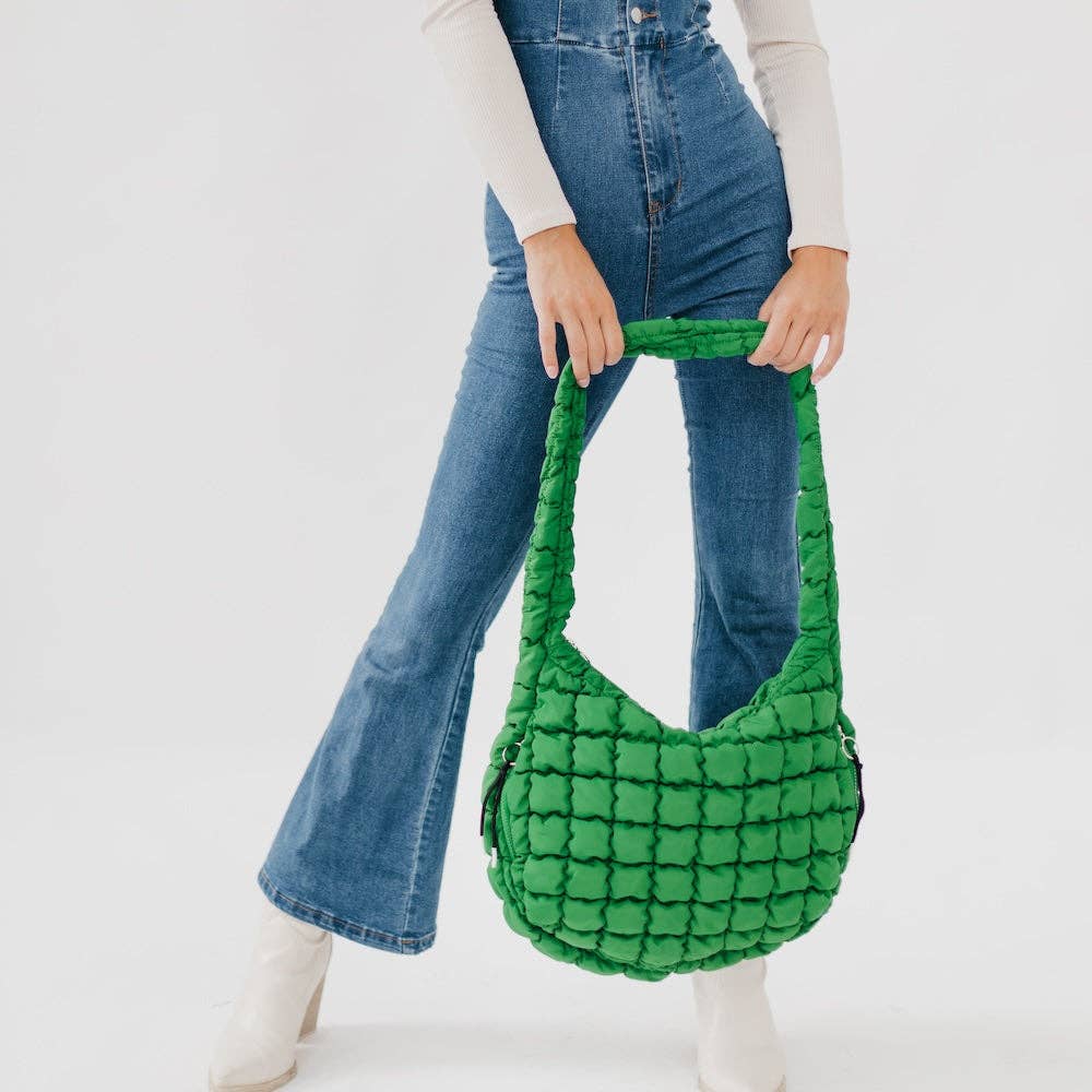 "Carmen" Quilted Hobo | Tote