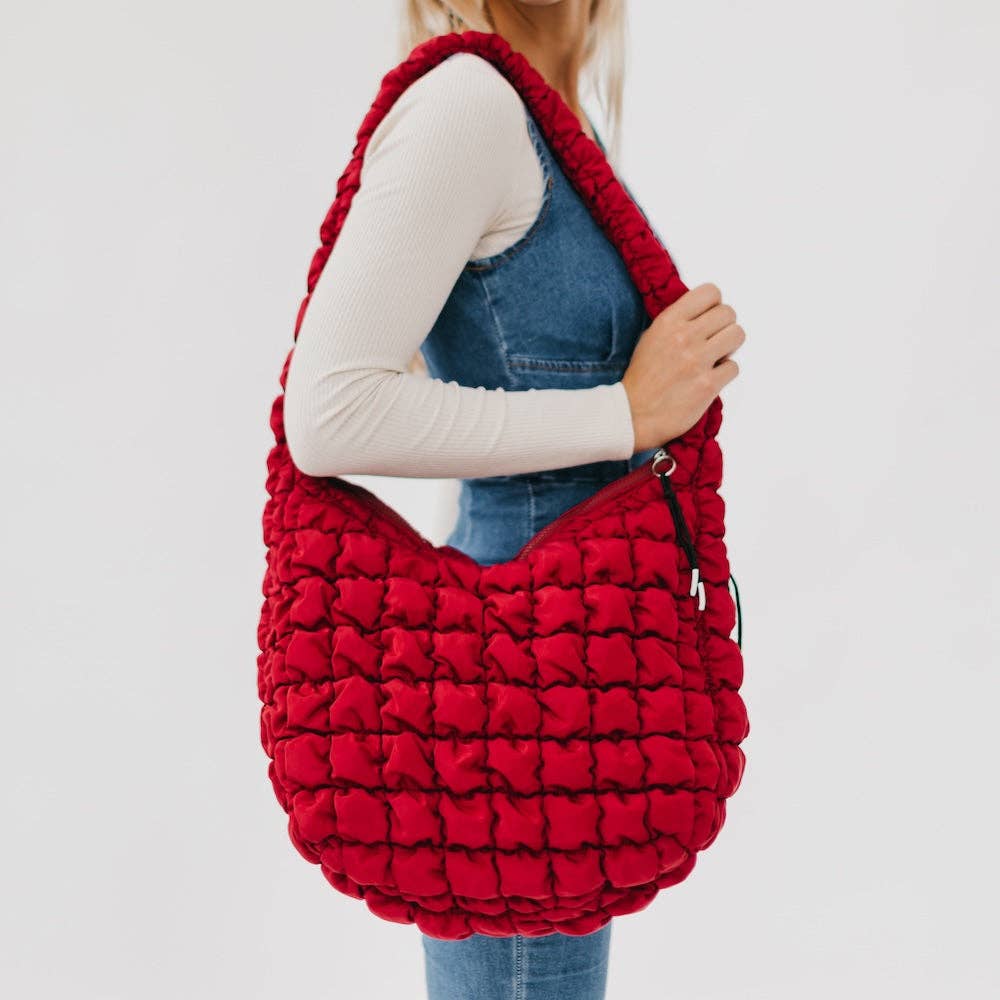 "Carmen" Quilted Hobo | Tote