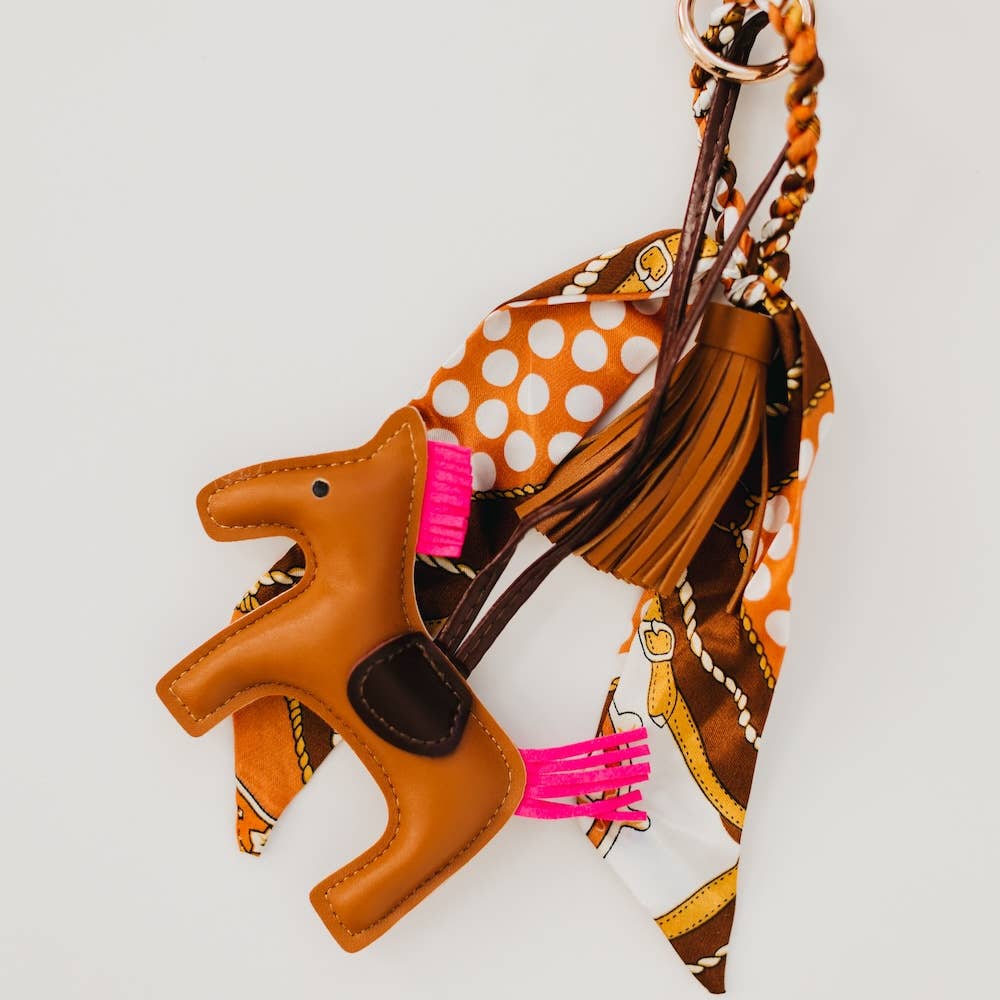 "Secretariat" Equestrian Bag Charm