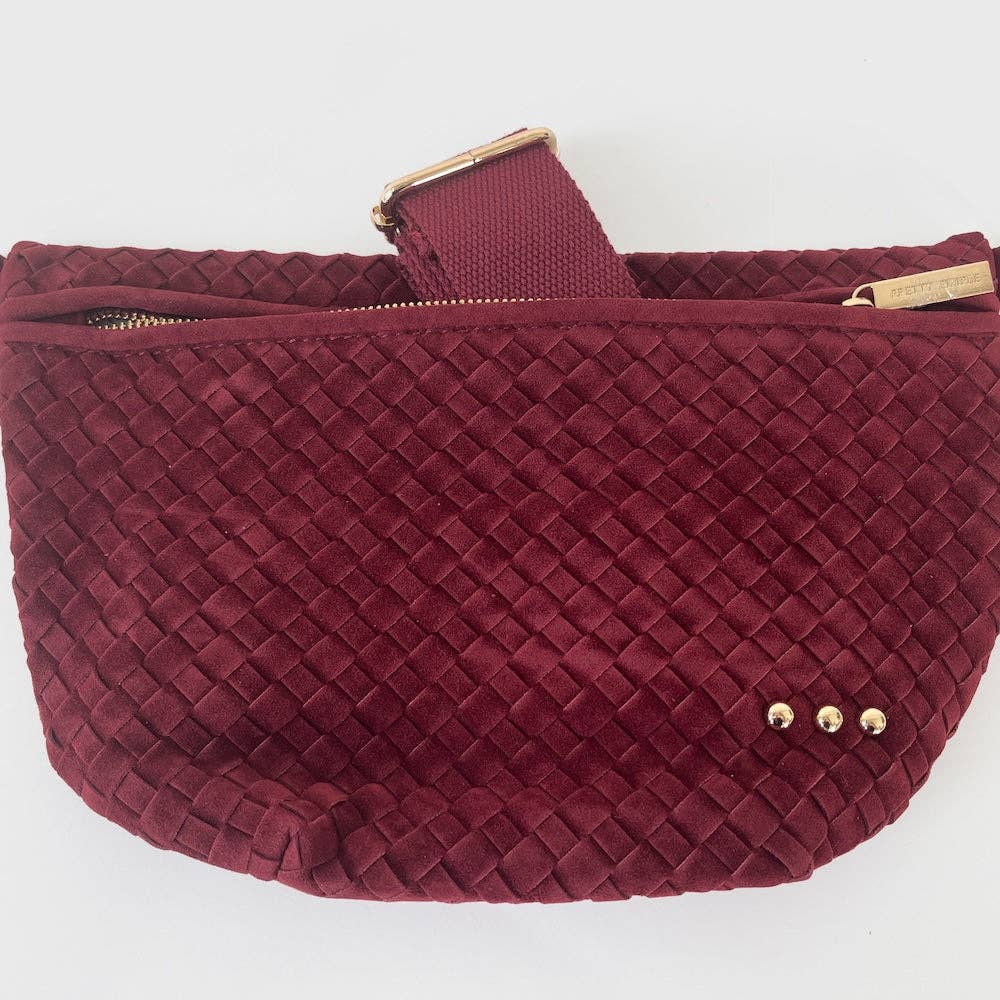 Suede Westlyn Woven Bum Bag - PREORDER