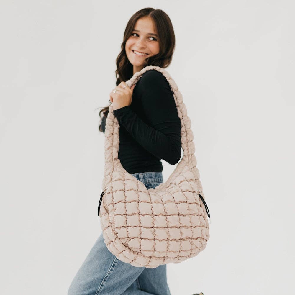 "Carmen" Quilted Hobo | Tote