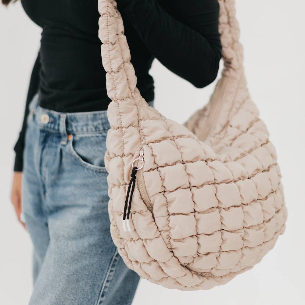 "Carmen" Quilted Hobo | Tote