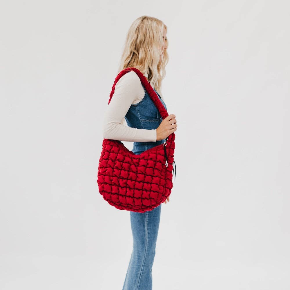 "Carmen" Quilted Hobo | Tote