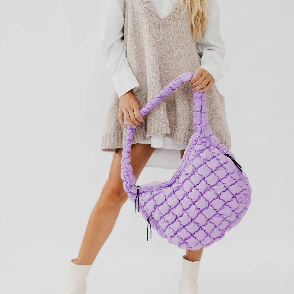 "Carmen" Quilted Hobo | Tote