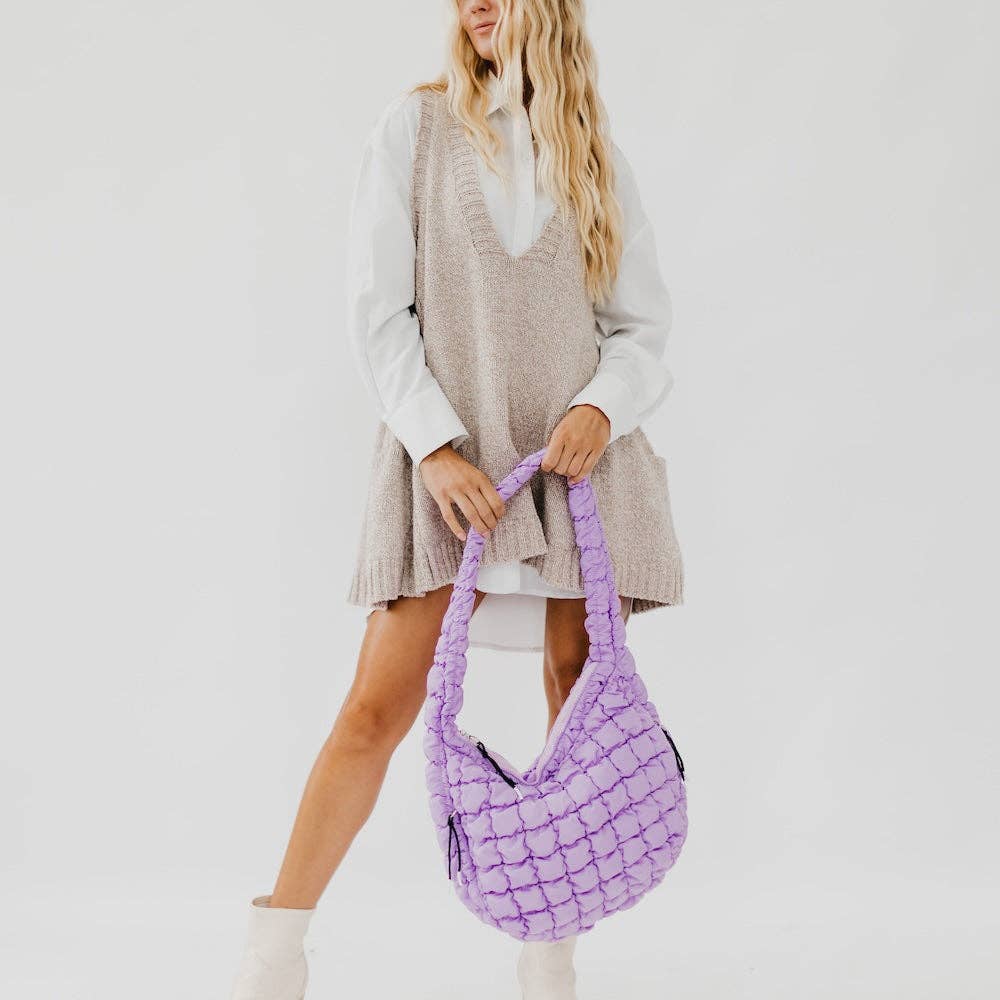 "Carmen" Quilted Hobo | Tote