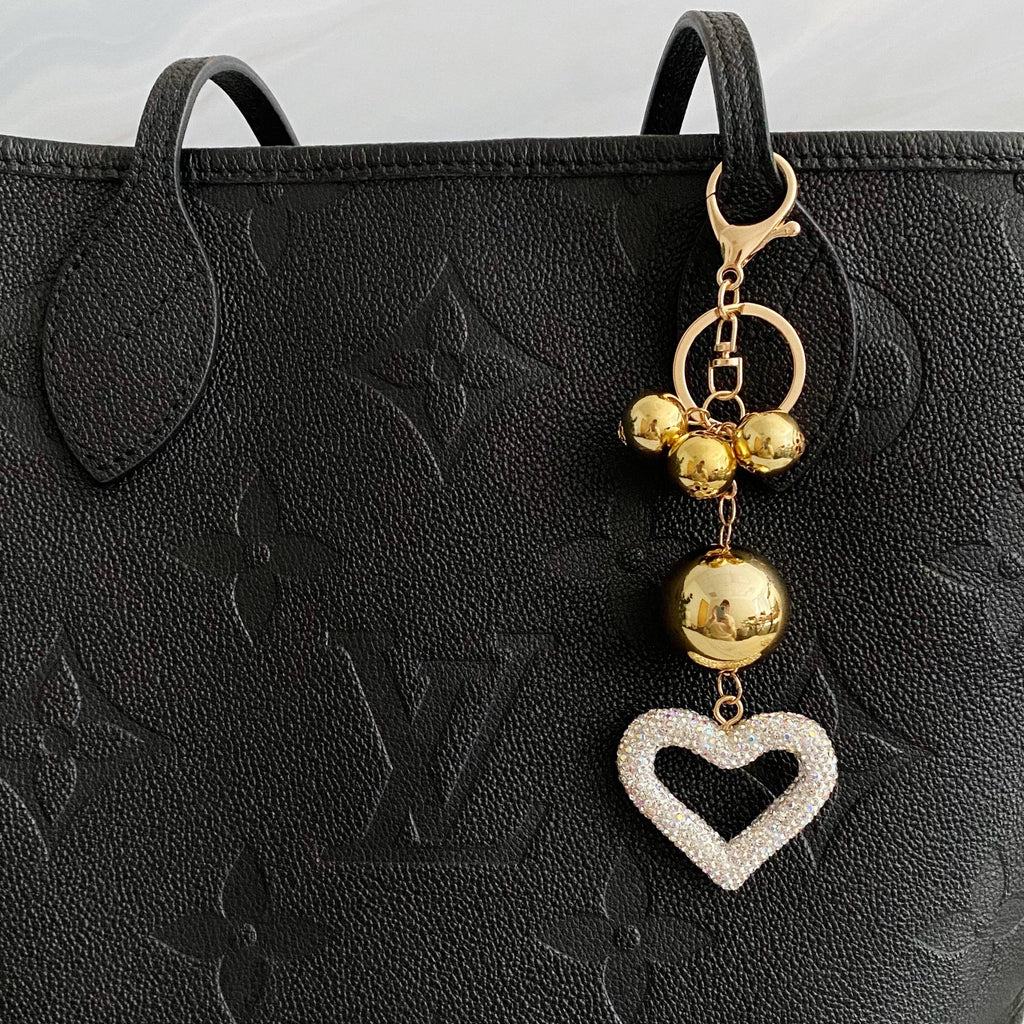 It Girl Glam Heart Bauble Key Chain