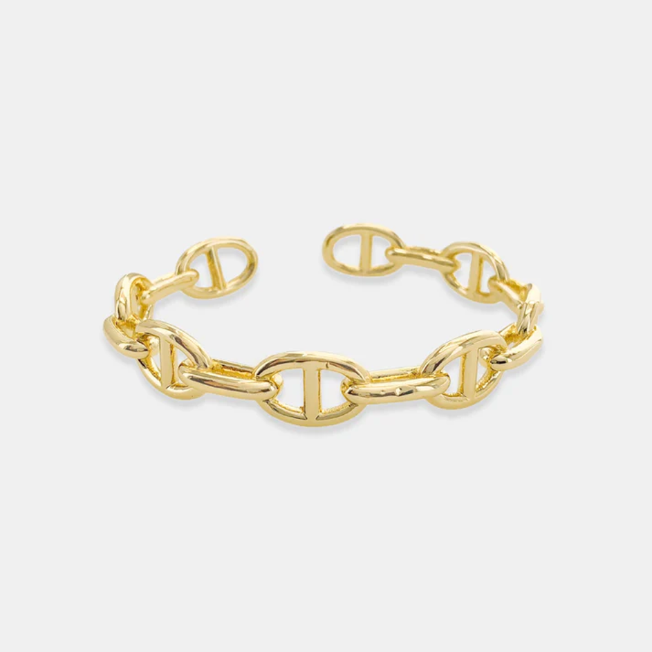 Mariner Chain Cuff | Gold