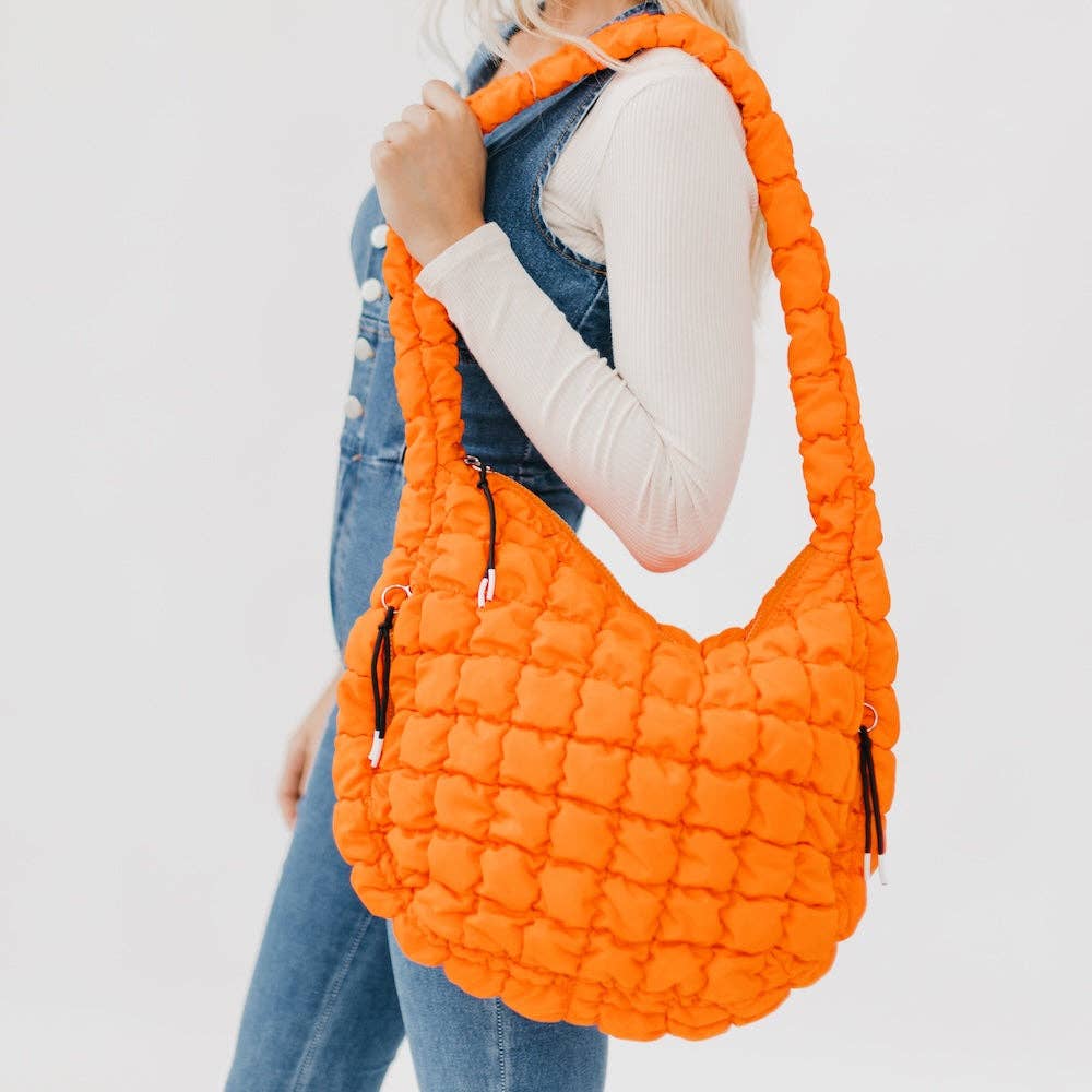 "Carmen" Quilted Hobo | Tote