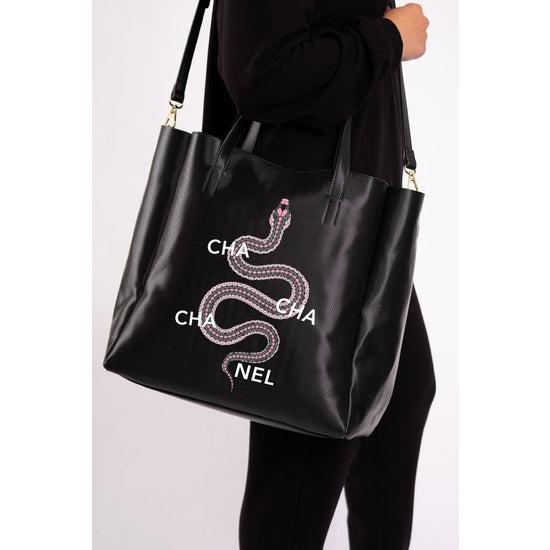 Cha Cha Cha CHANEL Vegan Leather Tote – Jimiah's Closet