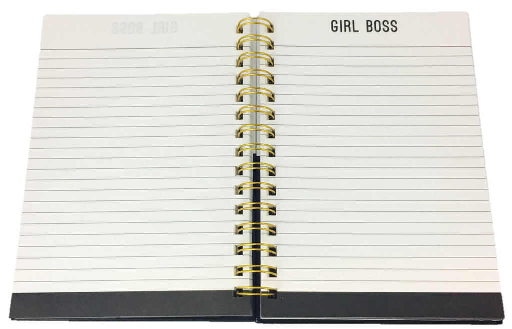 “Girl Boss" Spiral Bound Notebook