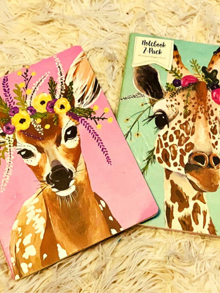 Flower Crown Creatures Large Journals | Wildlife Edition 2