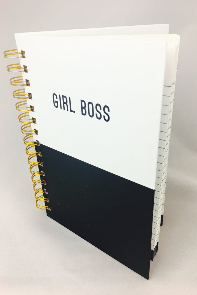 “Girl Boss" Spiral Bound Notebook