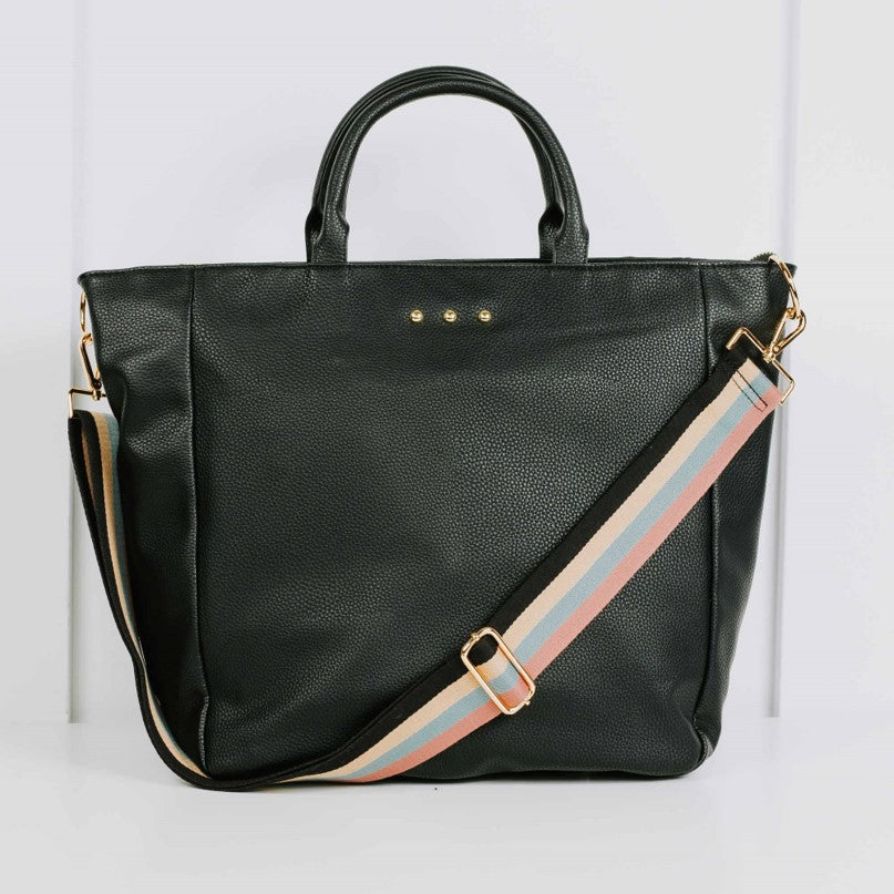 "Kaia" Vegan Leather Commuter Tote